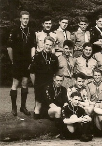 1957 Queen's Scout Presentation - detail